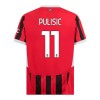 Virallinen Fanipaita AC Milan Pulisic 11 Kotipelipaita 2024-25 - Miesten